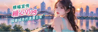 城市漫步主题横幅
